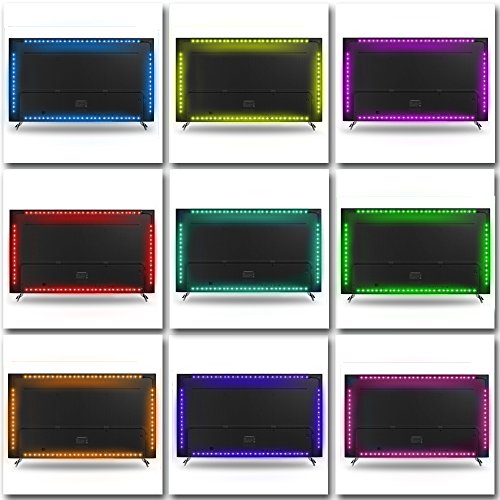 Minger - Strisce di luci LED USB., 2 * 50 + 2 * 75CM, E27