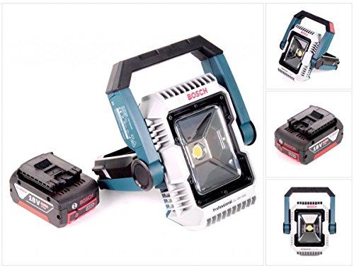 Bosch GLI 18 V-1900 Akku Baustellen Lampe Leuchte mit 1 x Bosch GBA 18 V 6 Ah Akku
