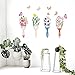 Produktbild kreative Schmetterling Blumen einfache Wohnzimmer Sofa Dekoration Hintergrund Wand Schmetterling an der Wand stickers100 * 85 cm