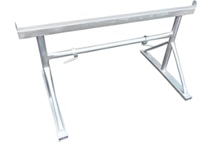 TOPTOWER No 1 Builders Trestles (Pair) Galvanised Finish Fixed Leg 450 Kilos SWL - Industrial Use