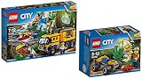 LEGO City 60160 - Mobiles Dschungel-Labor + LEGO City 60156 - Dschungel-Buggy - Lego