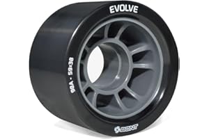Bont Skates - Evolve Roller Derby Skate Wheel - Indoor Roller Skate Wheels - Rollerskate Wheels - 88A 92A 95A 98A - Red Black Blue Purple