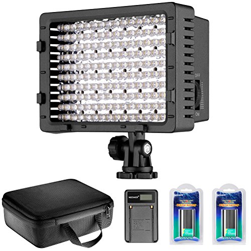 Neewer CN-160 Kit de LED Torche Panneau Réglable en Luminosité:LED Torhce,Batterie,USB Chargeur de Neewer CN-160 Kit de LED Torche Panneau Réglable en Luminosité:LED Torhce,Batterie,USB Chargeur de