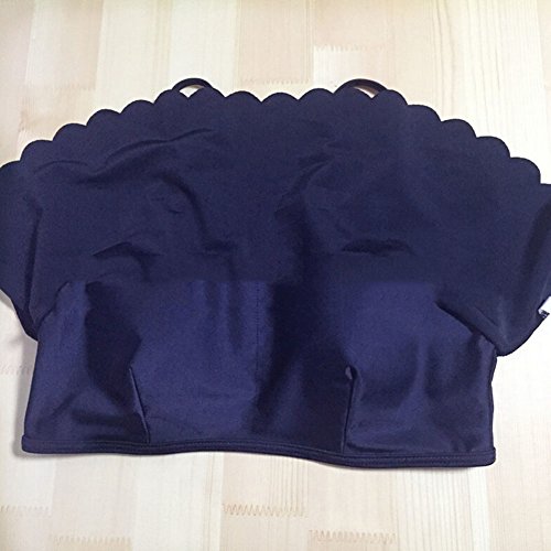 Highdas Frauen Mädchen Volant Bade Bademode Push Up Bikini Set gepolsterter BH Badeanzug Schwarz - 4