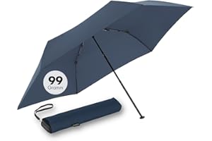 Doppler Taschenschirm Zero,99 Flat I Ultra leichter Regenschirm I Kleiner Schirm I Mini Regenschirm I Leicht zu Öffnen I Flach & kompakt I Taschenregenschirm windproof