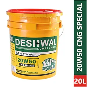 DESHWAL 20W-50 CNG SPECIAL API SF/CD HIGH PROTECTION (20LTR)