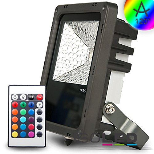 Preisvergleich Produktbild LED Fluter RGB 10Watt inkl. Fernbedienung