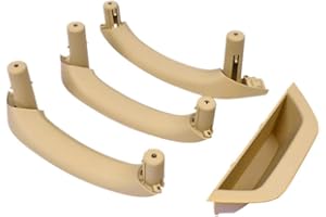 WSYYWD 4 pz/set Car Interior Maniglia Della Porta Interna Tirare Trim Ciotola Misura Per Bmw F25 F26 X3 X4 2011-2017-Cream_Color