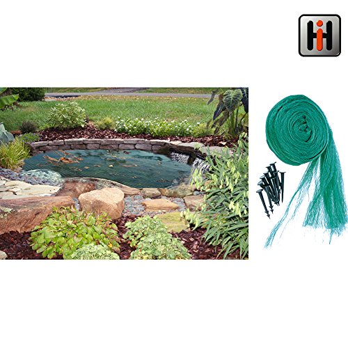 Vogelschutznetz für Teiche, 6x5 Meter mit 20mm Maschenweite: 6x5m Teichnetz Laubnetz Schutznetz Vogelnetz Schutz Netz Masche