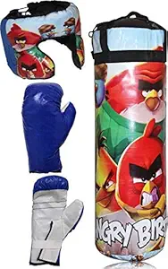 InrangeAmaira Boxing Set kit for Boys & Girls kidoz Boxing Kit with Punching Bag for Kids 3 to 10 Years Boxing Kit Boxing Kit (Punching Bag, Gloves & Headgear) Color Maybe Very