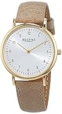 REGENT Damen Analog Quarz Uhr mit Leder Armband 12100643