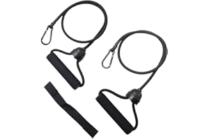 ONIPAX – Lot de 2 Bandes de résistance pour Stepper avec poignées et Sangle de Connexion – Élastiques de Fitness pour Musculation, tonification Musculaire et entraînement à Domicile