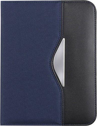 Porte-documents conférencier avec bloc-notes A5 Bleu