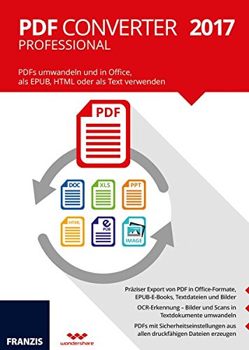 Preisvergleich Produktbild Franzis PDF Converter Pro 2017