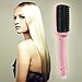 Hair Straightener Brush, Amir® Styling Comb, Instant Magic Silky Straight Hair Styling, High End LCD Temperature Display, Anti Scald, with PTC heating + Anion Hair Care, No Damage, Detangling Ceramic Styling Tool Easy to Use, Great for Mother's day [New 2 in 1]