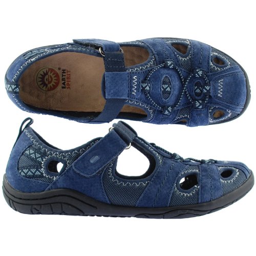 Earth Spirit Wichita Ladies Shoes Navy Blue