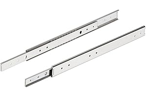 GedoTec®, guide scorrevoli per cassetti, Accuride 2026, 700 mm, estrazione parziale, montaggio laterale, portata 100 kg, in acciaio zincato