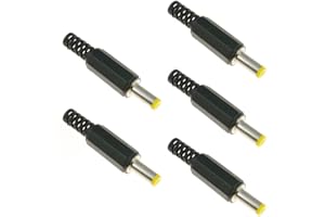 Switch Electronics Lot de 5 connecteurs jack mâle 1,7 mm x 4 mm pour ordinateur portable