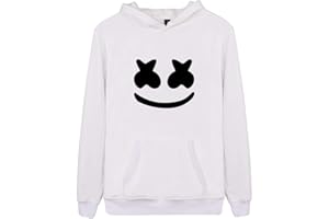 OLIPHEE Jungen Kapuzenpullover mit DJ Drucken Langarm Hoodie für Teenager Fans