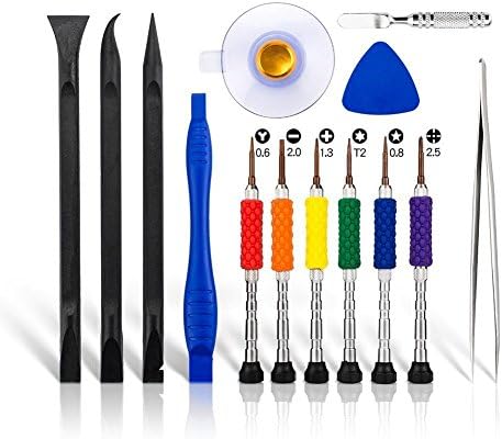 iPhone Screwdriver Repair Tool Kit for iPhone X / 8 Plus / 8 / 7 Plus / 7 / 6S Plus / 6S / 6 Plus / 6 / 5S / 5c / 4 / 4S (14 Piece)