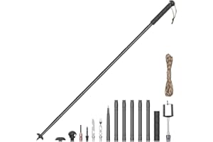 WILDGAMEPLUS® Bâtons de Trekking réglables multifonctionnels de 52,5 Pouces