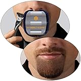Cuenta con una plantilla ajustable a cualquier tamaño de cara y estilo de barba candado.