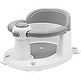 Baby Bath Seat, Infant Bath Seat for Baby 6-36 Months, Sit Up Bath Seat Toddler Baby Bathtub Seat with Anti-Slip Cushion & 4 Suction Cups (Gery)