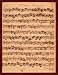 Produktbild Bild mit Rahmen: Johann Sebastian Bach, "The Brandenburger Concertos, No.5 D-Dur, 1721", 54 x 72 - Holz Markant: Dunkelbraun