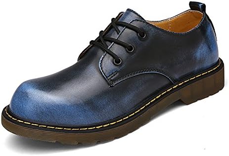 Men's 7662 Leather Lace-up Retro Martin Oxford Shoes