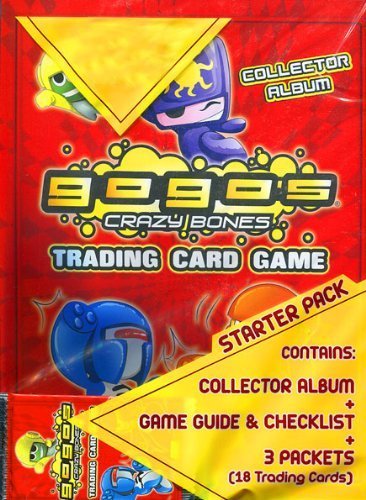 Crazy Bones Gogos Series 1 Power Starter Pack Includes Collector Album, Game Guide with Checklist 3 Packs by Magic Box Int.