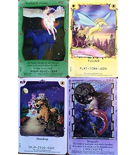 Booster De Cartes Bella Sara - Collection Chevaux Magiques - 5 Cartes - À Partir De 5 Ans - 8