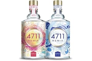 ‎4711 4711® Remix Cologne Orangenblüte & Limette - Festival Vibes & Sparkling Island | Eau de Cologne | 2 x 100ml Natural Spray Vaporisateur