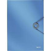 Leitz Solid İnce Lastikli Dosya, 150 Sayfa Kapasiteli, A&ccedil;ık Mavi, 45631030