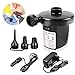 Produktbild vitutech Elektrische Luftpumpe, 2 in 1 Inflate und Deflate Elektropumpe Power Pump mit 3 Luftdüse Elektrische Pumpe für Luftmatratzen,Schlauchboote,Aufblasbare,Gästebetten,Schwimmtiere Oder Camping