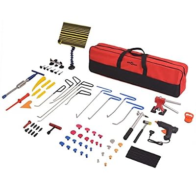 vidaXL Kit de débosselage sans peinture Réparation 80 pièces Acier inoxydable