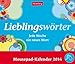 Lieblingswörter Mousepadkalender 2014: Jede Woche ein neues Wort by 