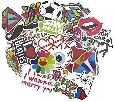 StillCool 100PCS EveryOne-Buy Random music film Vinyl Skateboard Guitar Travel Case sticker lot pack decal