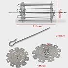 Wdj BBQ Barbecue Roestkebab Kebab Maker Fleisch Brochettes Spiess Maschine BBQ Grill Zubehoer Werkzeuge Set – Bild 5