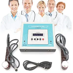 DR PT Ultrasound Physiotherapy Machine Ultrasound Therapy LCD Ultrasonic Unit Comuterised 1 Mhz & 3Mhz Ultrasound Massager for Pain Relief