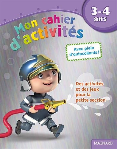 Télécharger Mon cahier d'activités pompier : 3-4 ans livre En ligne