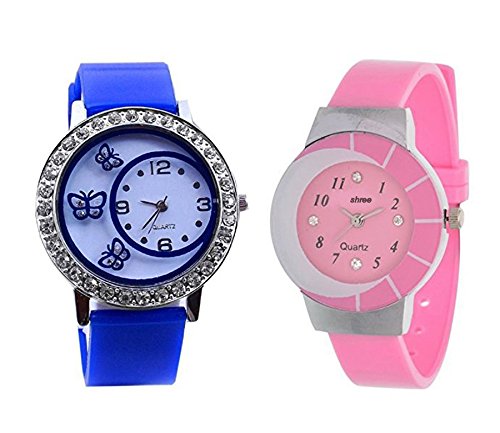 Girl Watch Multicolor Analog Watch For Girls by shree- Pack of 2 RS.311 (84.00% Off) - Amazon