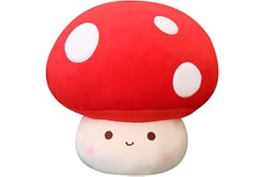 OUKEYI 30 cm mjuk svamp plyschdocka svamp plysch gosedjur kudde heminredning present till födelsedag