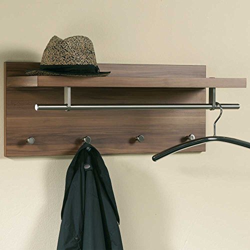 Preisvergleich Produktbild Wandgarderobe Nussbaum Polio Pharao24