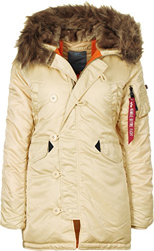 Preisvergleich Produktbild Alpha Industries Damen Parka, Beige, M