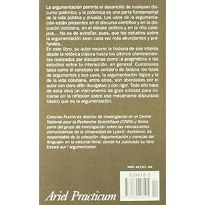 La Argumentación (Ariel Letras)