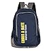 Chris & Kate Blue Spacious School Bag | College Bag | Casual Backpack (28 Litres) (CKB_125RT) RS.449.00
