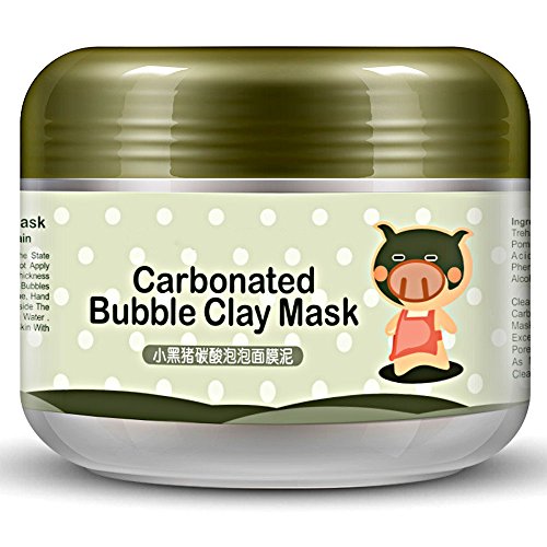 MLMSY Deep Cleansing Carbonated Bubble Clay Maske Nachfüllen und Feuchtigkeitsspendende Maske Maske für Gesichtsbehandlung Entgiftung - 3