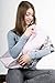 Mania Breastfeeding scarf "Romance" with small pocket for nursing pads in size L/XL