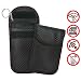 Produktbild Le yi Wang You San Bodhi® Autoschlüssel-Signalblocker Tasche, modisches Kohlefaser-Kunstleder Autoschlüssel Signalabschirmung Blockierung Tasche