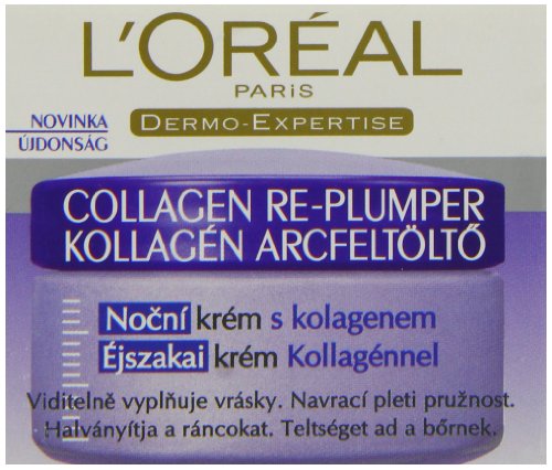 L'Oreal Wrinkle De-Crease Collagen Re-Plumper Night Cream 50ml